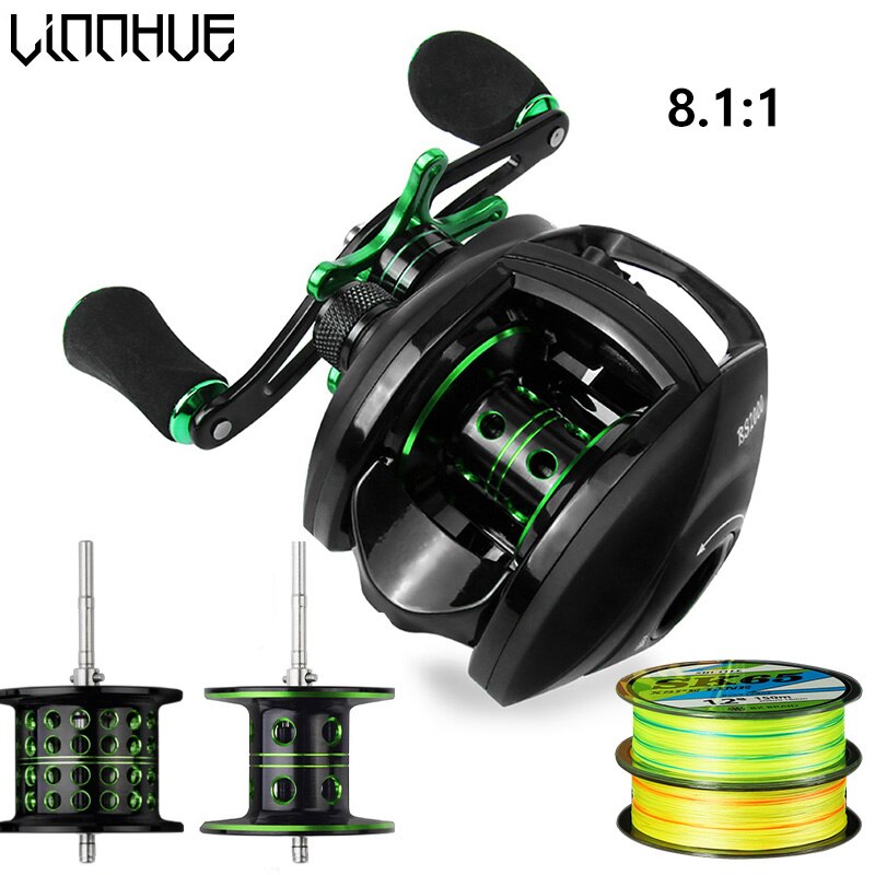 8.1 1 baitcasting reel BS2000 High-Speed Baitcasting Reel – 8.1:1, 8 kg Max Drag