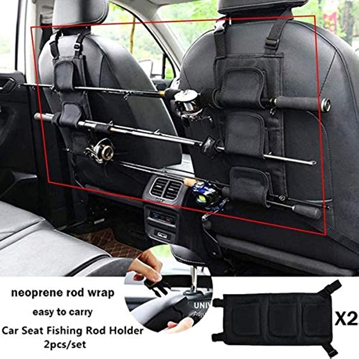 Car Fishing Rod Holder Adjustable Strap Rack for Vehicles – LURE HUB