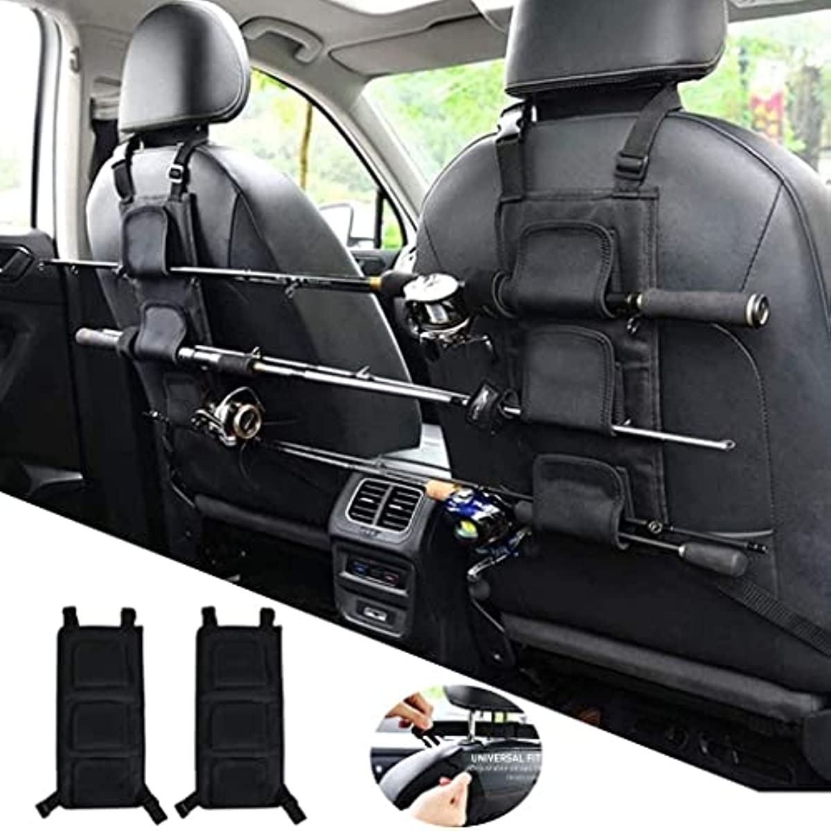 Car Fishing Rod Holder  Adjustable Strap Rack for Vehicles