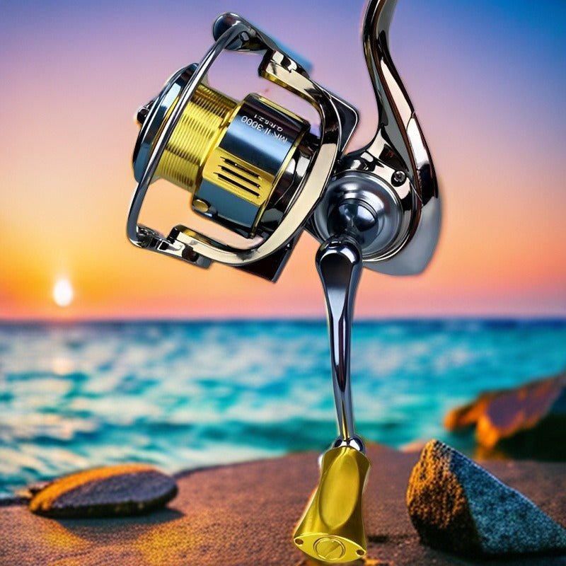 MK Series New Model Spinning Reel with Long Casting and No Anti-Reverse Switch