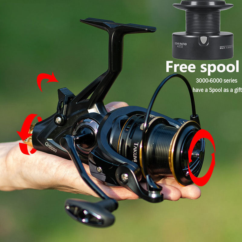 High-Performance 20kg Double Drag Sea Fishing Reel with Free Spare Spool