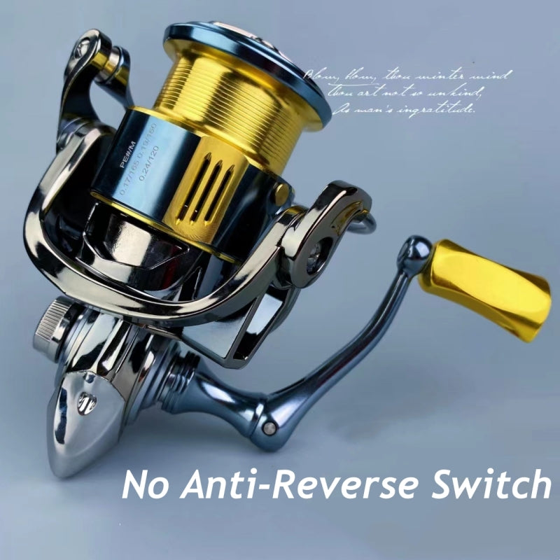 MK Series New Model Spinning Reel with Long Casting and No Anti-Reverse Switch