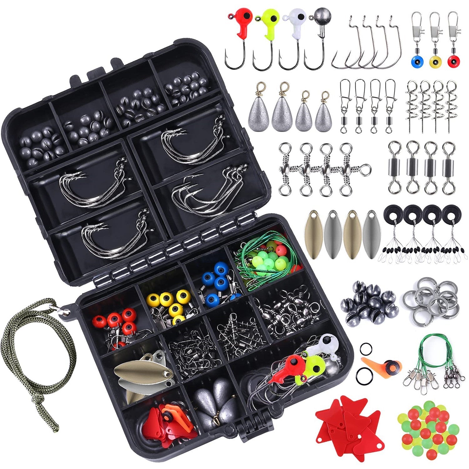 187pcs Fishing Accessories Kit (Unlock a limited-time, complimentary upgrade to 249PCS!)