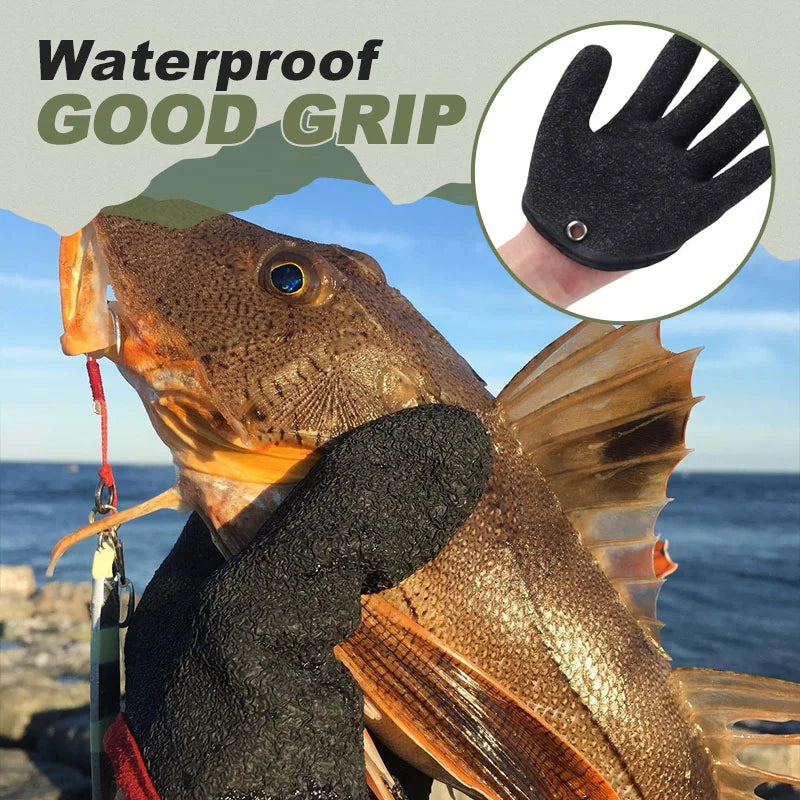 Fishing Glovee With Magnetic Hooks