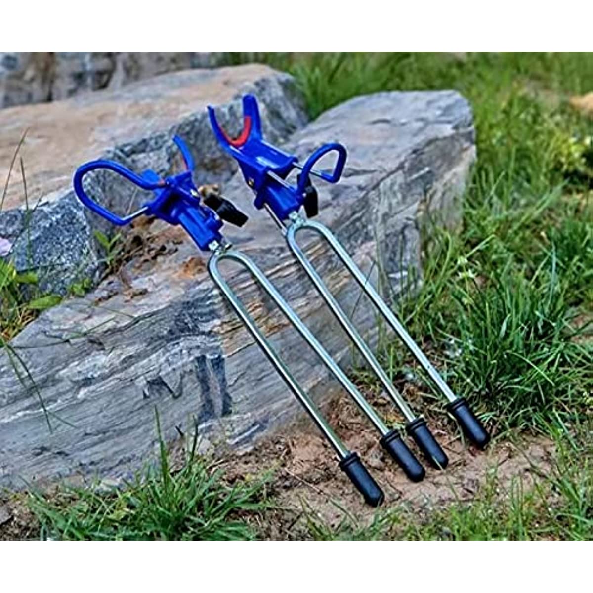 Fishing Rod Holder Ground Stainless Steel Tackle 360 Degree