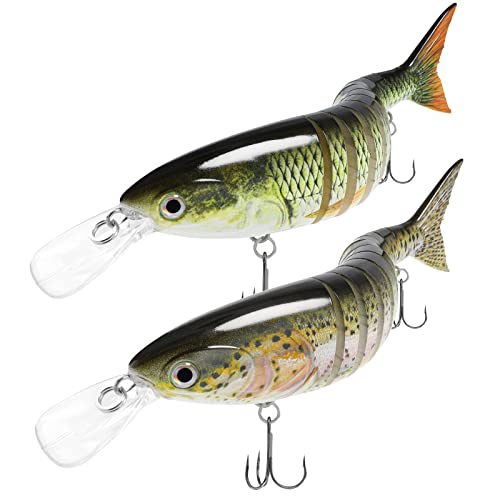 TRUSCEND Bionic Bass Fishing Lure Multi Jointed Swimbait