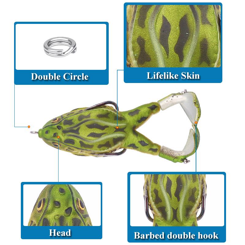 🐠Double Propeller Frog Soft Bait