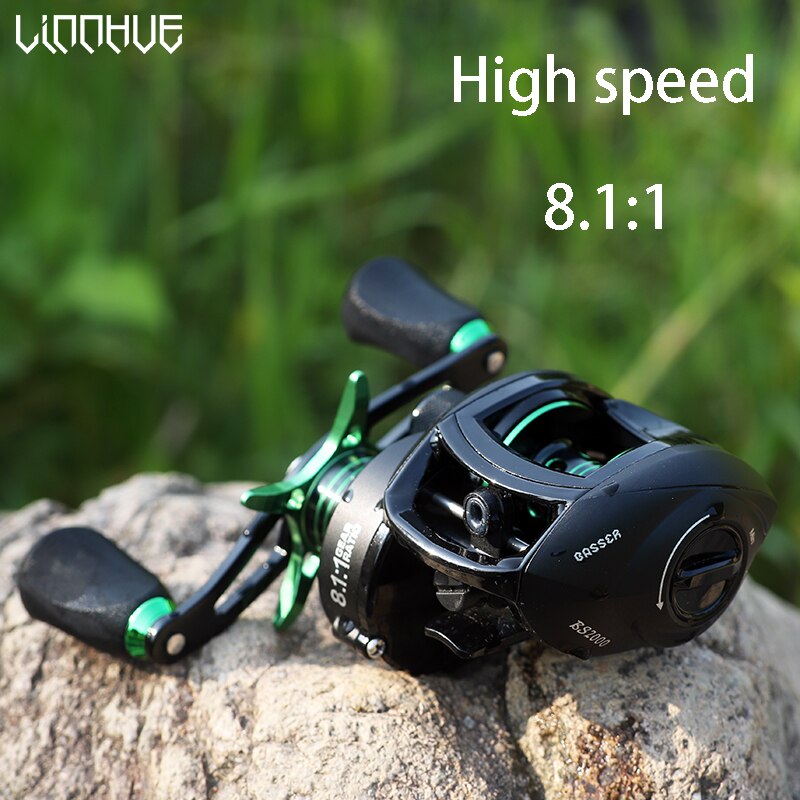 8.1 1 baitcast reels BS2000 High-Speed Baitcasting Reel – 8.1:1, 8 kg Max Drag