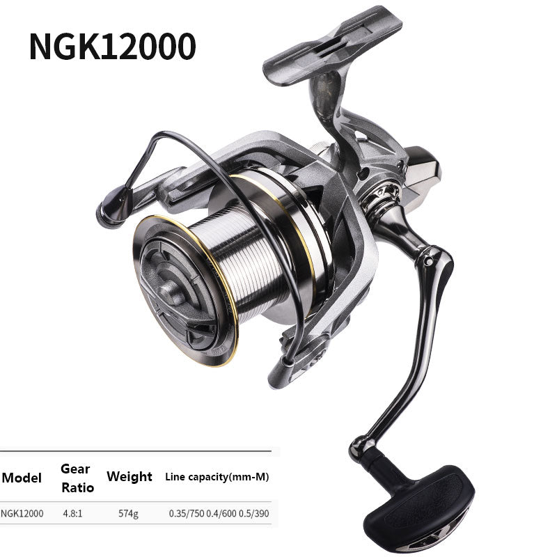 Hiumi Full Metal Body Big Spool Casting Spinning Fishing Reels 8000 9000 10000 11000 12000 Pesca Saltwater Boat Rock Surf Fishing Reel (12000 Hiumi Full Metal Body Big Spool Casting Spinning Fishing Reels 8000 9000 10000 11000 12000 Pesca Saltwater Boat Rock Surf Fishing Reel (12000