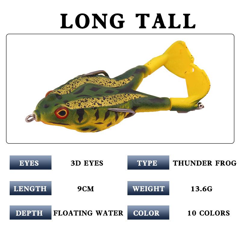 🐠Double Propeller Frog Soft Bait