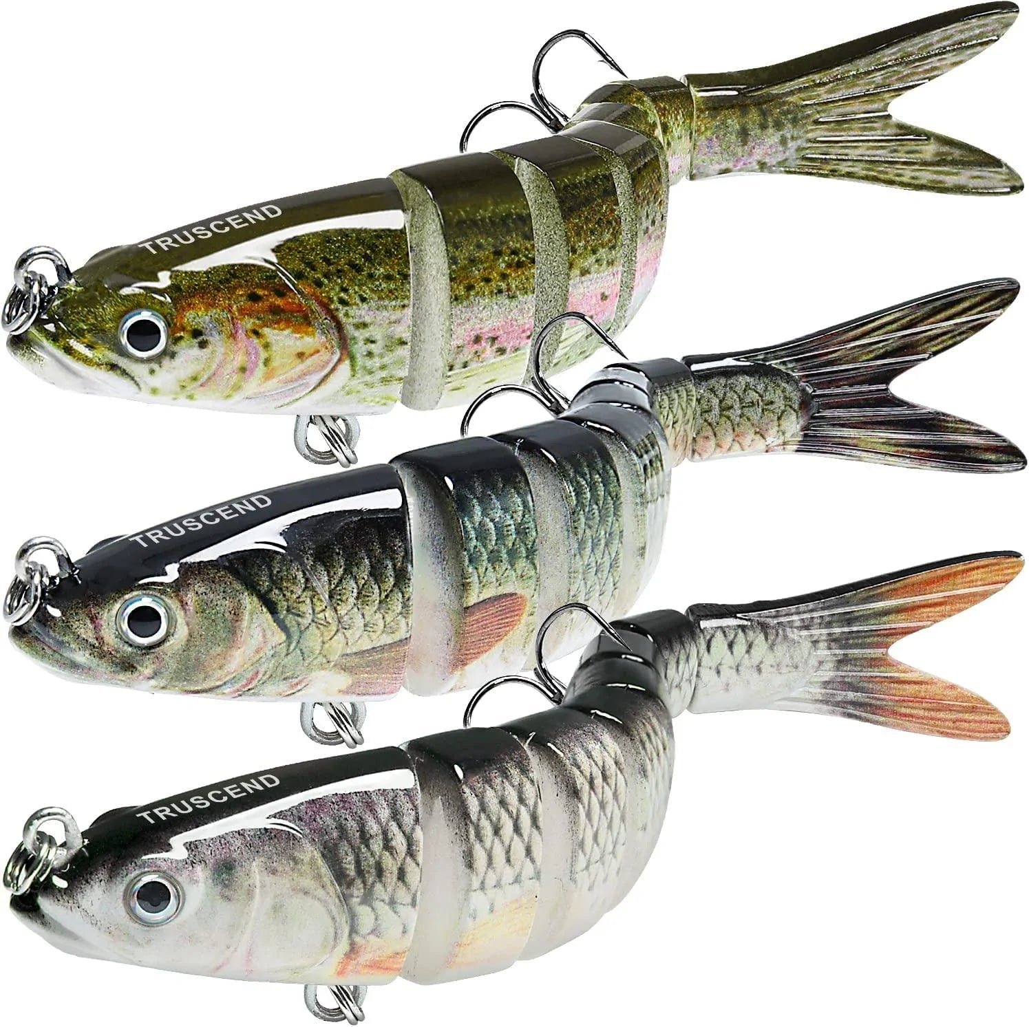 TRUSCEND Bionic Bass Fishing Lure Multi Jointed Swimbait