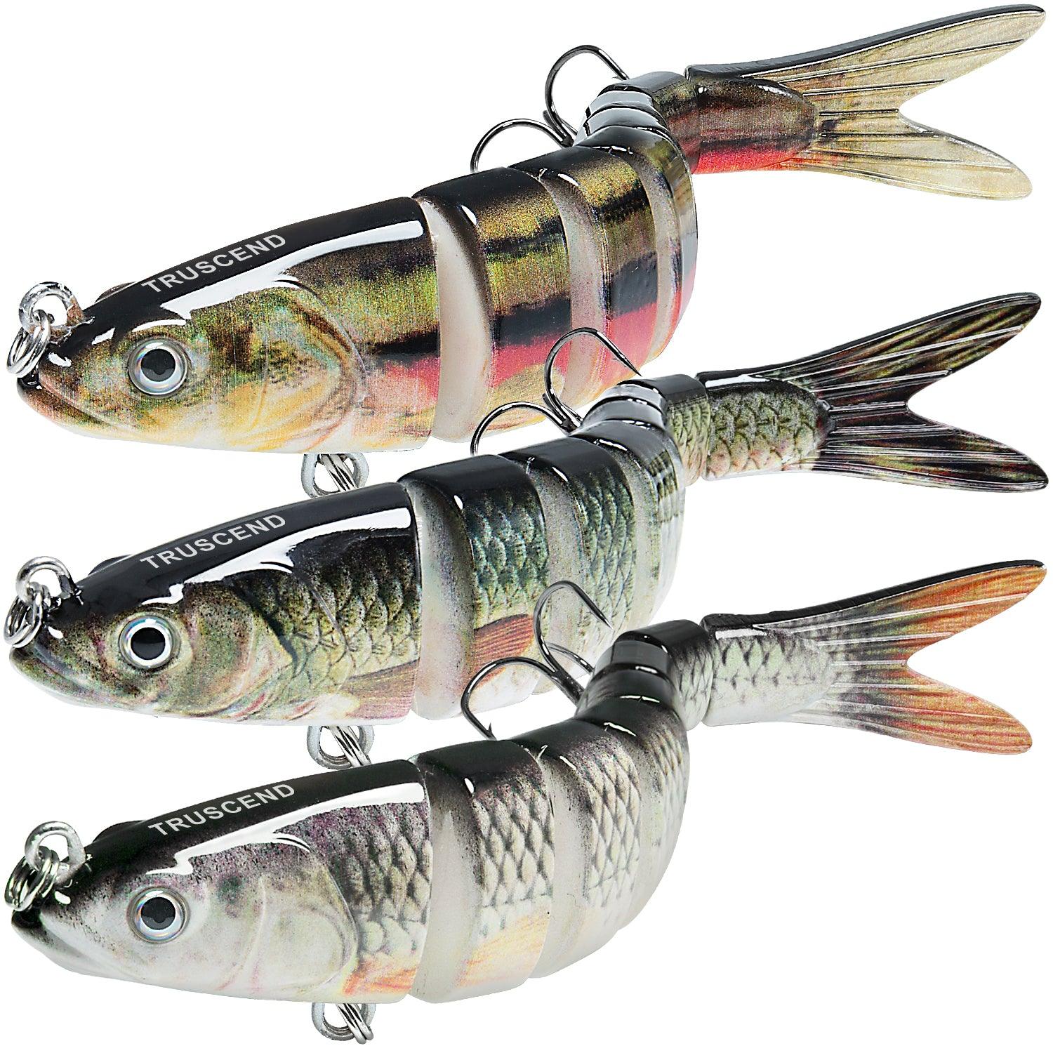 TRUSCEND Bionic Bass Fishing Lure Multi Jointed Swimbait