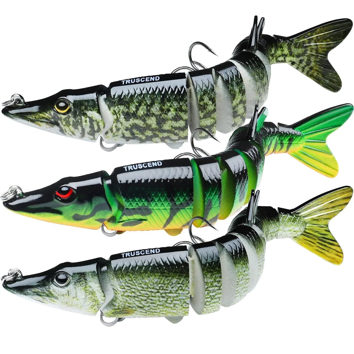 Señuelo de pesca Bionic Pike Swimbait articulado 