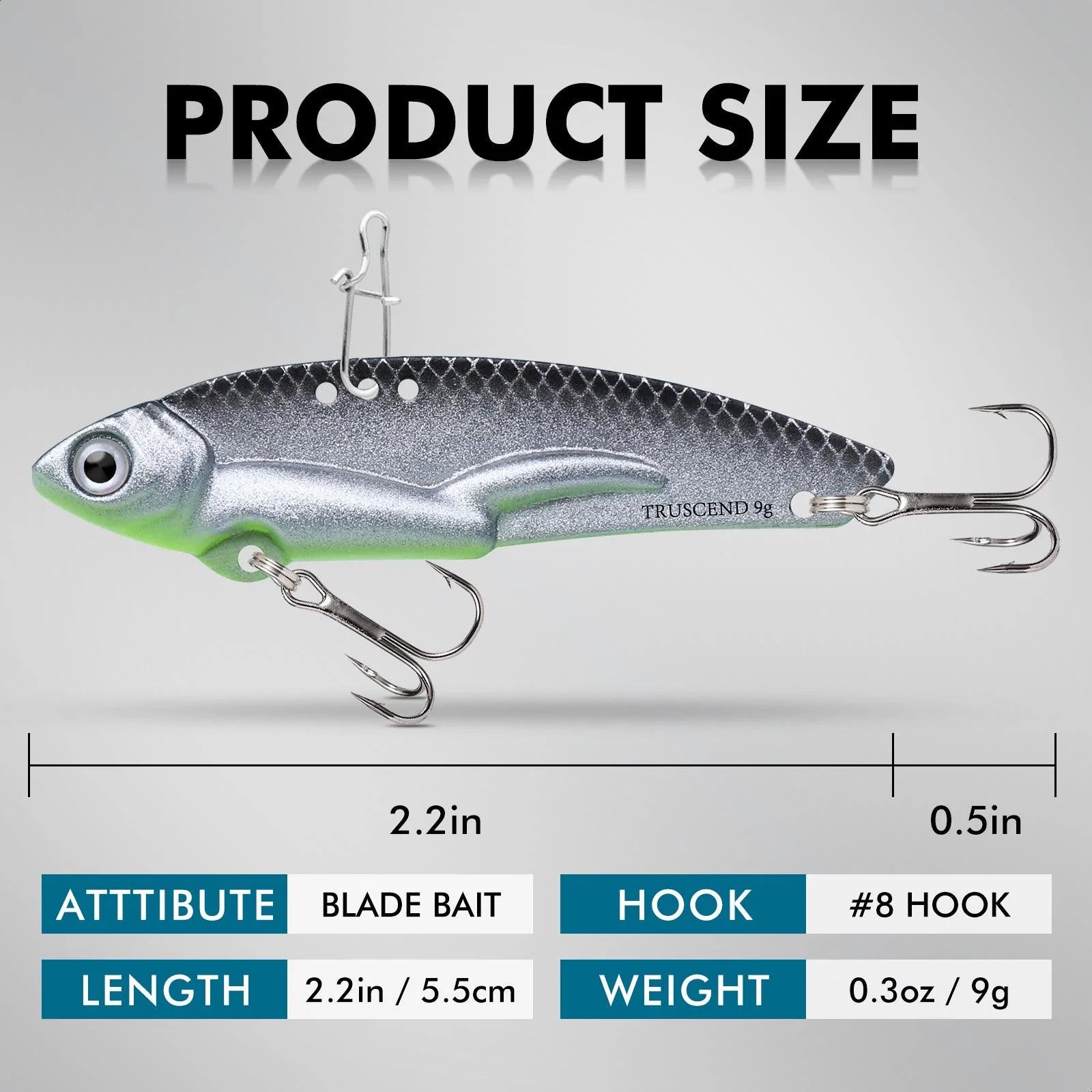 Blade Bait Vibe Lure Metal Fishing Lure