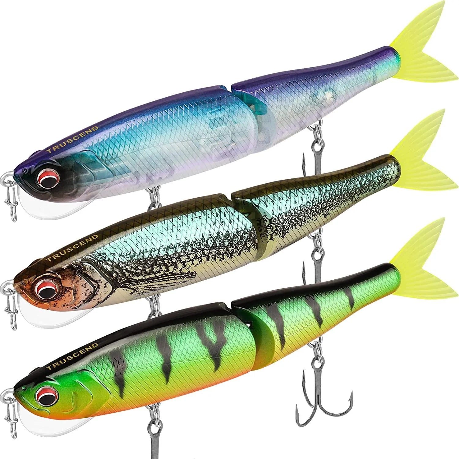 Señuelo Glide Bait Minnow con lengua vertical 