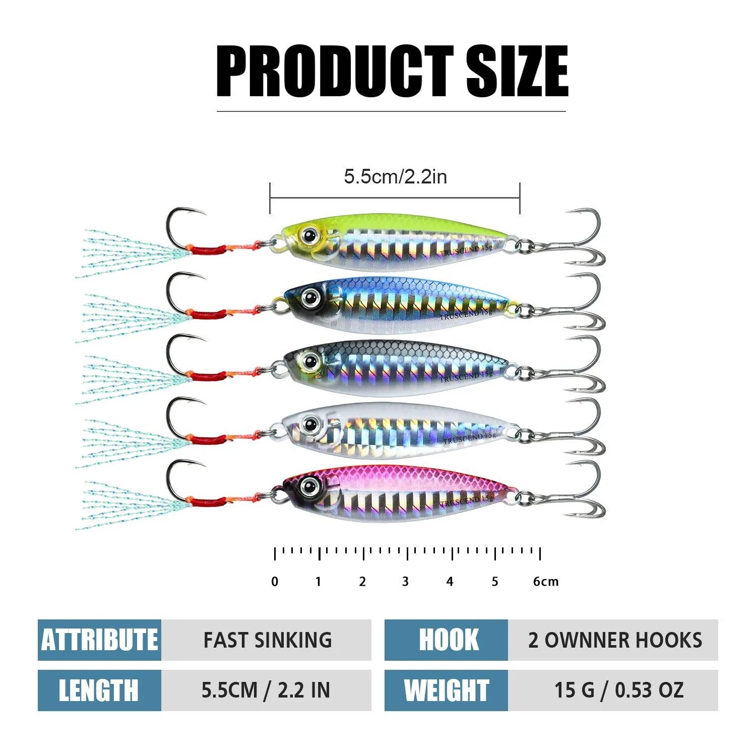 Jigging Fishing Spoon Bass Fishing Lure