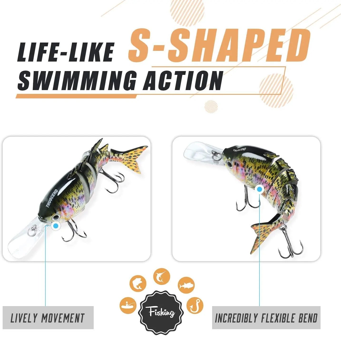 Jointed Swimbait Bionic Tilapia Fishing Lure