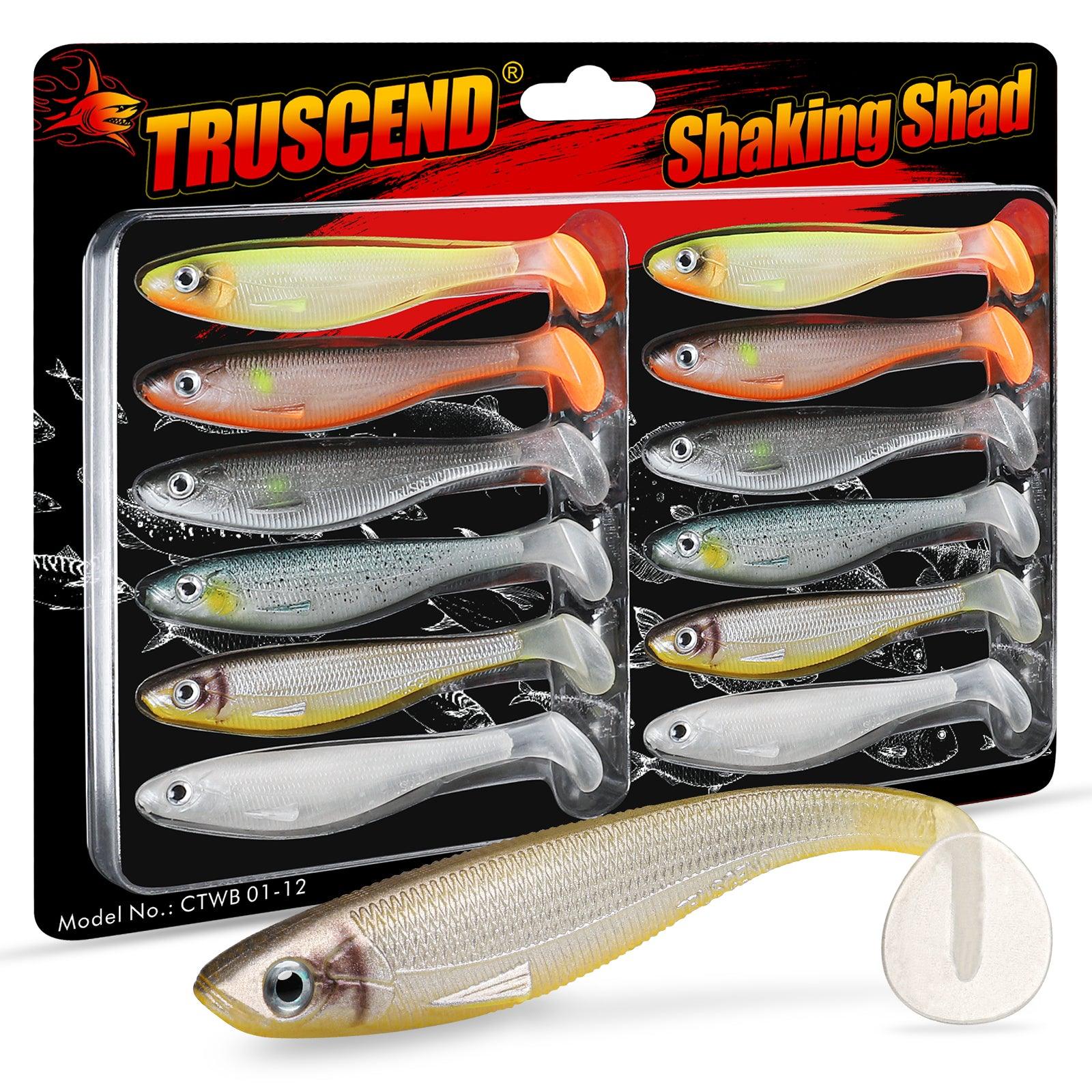 Señuelo de pesca Shad Swimbait Paddle Tail para lubina 