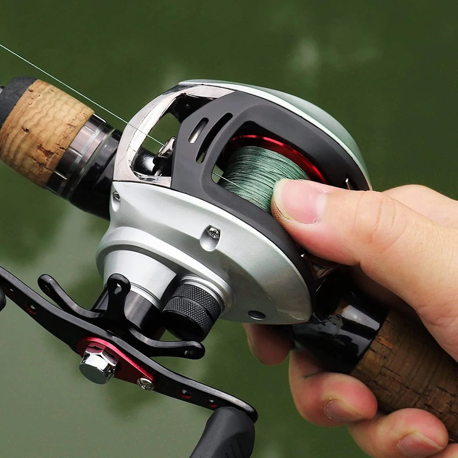 000 Carrete Baitcaster ultraligero 6.2:1 para el pescador versátil 