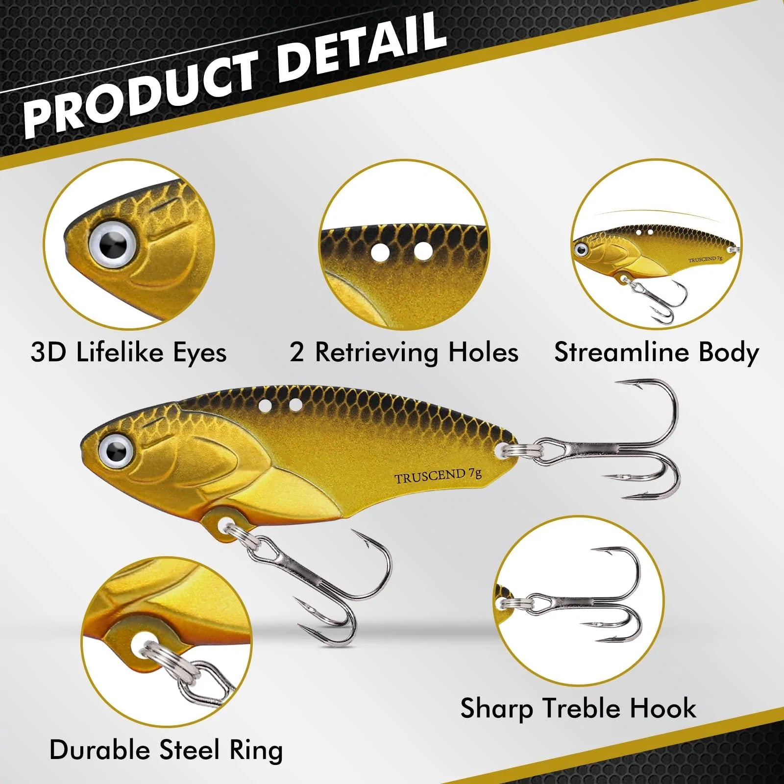 Vibe Lure Blade Bait Metal Fishing Lure